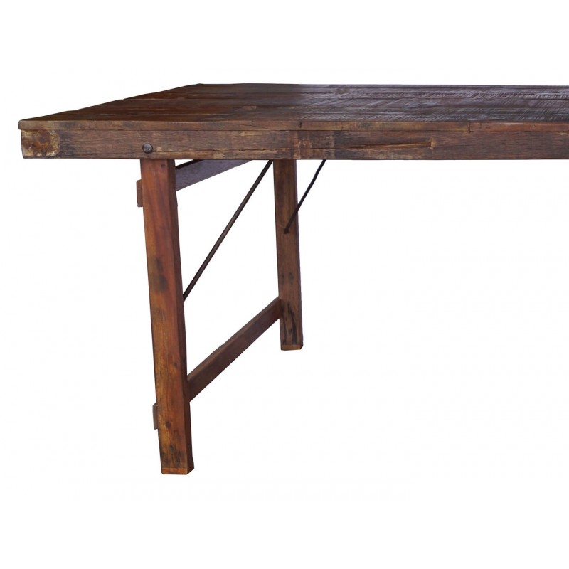 Kuta τραπέζι από ανακυκλωμένο ξύλο σε φυσική απόχρωση 250x100x76 εκ