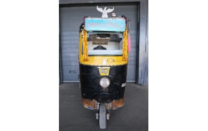 Tuk-tuk Taxi αυθεντικό διακοσμητικό ταξί από την Ινδία 260x150x200 εκ