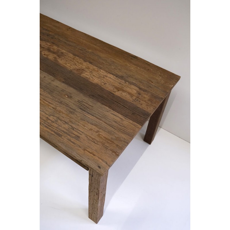 Τραπέζι από ανακυκλωμένο ξύλο σε φυσική απόχρωση 230x90x75 εκ