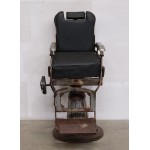 Barber Shop μεταλλική αυθεντική vintage καρέκλα από κομμώτηριο της Ινδίας 60x80x113 εκ