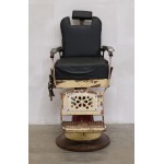 Barber Shop μεταλλική αυθεντική vintage καρέκλα από κομμωτήριο της Ινδίας 60x80x113 εκ