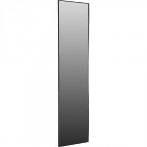 Alex μεταλλικός επιδαπέδιος καθρέπτης με πλαίσιο σε μαύρο χρώμα 50x4x200 εκ