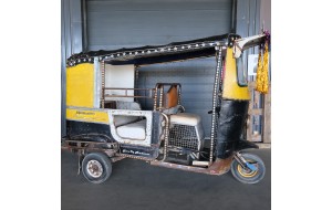 Tuk-tuk Taxi αυθεντικό διακοσμητικό ταξί από την Ινδία 260x150x200 εκ