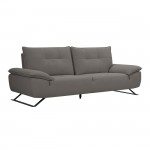 Selena τριθέσιος καναπές με υφασμάτινη επένδυση σε γκρι απόχρωση με μεταφερόμενη πλάτη 225x99x95 εκ