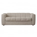 Norris τριθέσιος καναπές κρεβάτι με υφασμάτινη αδιάβροχη επένδυση σε μπεζ απόχρωση 209x99x70 εκ