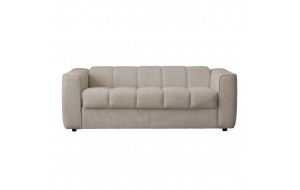 Norris τριθέσιος καναπές κρεβάτι με υφασμάτινη αδιάβροχη επένδυση σε μπεζ απόχρωση 209x99x70 εκ