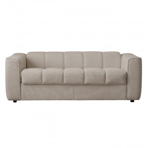Norris τριθέσιος καναπές κρεβάτι με υφασμάτινη αδιάβροχη επένδυση σε μπεζ απόχρωση 209x99x70 εκ
