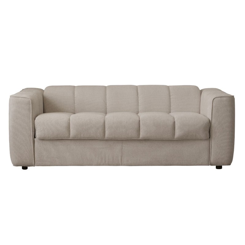 Norris τριθέσιος καναπές κρεβάτι με υφασμάτινη αδιάβροχη επένδυση σε μπεζ απόχρωση 209x99x70 εκ