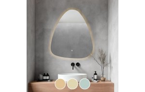 Επιτοίχιος καθρέπτης με ενσωματωμένο φωτισμό και σύστημα αφής για επιλογή απόχρωσης LED 60x70 εκ Επιτοίχιος καθρέπτης με ενσωματωμένο φωτισμό και σύστημα αφής για επιλογή απόχρωσης LED 60x70 εκ