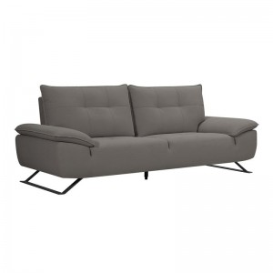 Selena τριθέσιος καναπές με υφασμάτινη επένδυση σε γκρι απόχρωση με μεταφερόμενη πλάτη 225x99x95 εκ Selena τριθέσιος καναπές με υφασμάτινη επένδυση σε γκρι απόχρωση με μεταφερόμενη πλάτη 225x99x95 εκ