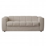 Norris τριθέσιος καναπές κρεβάτι με υφασμάτινη αδιάβροχη επένδυση σε μπεζ απόχρωση 209x99x70 εκ