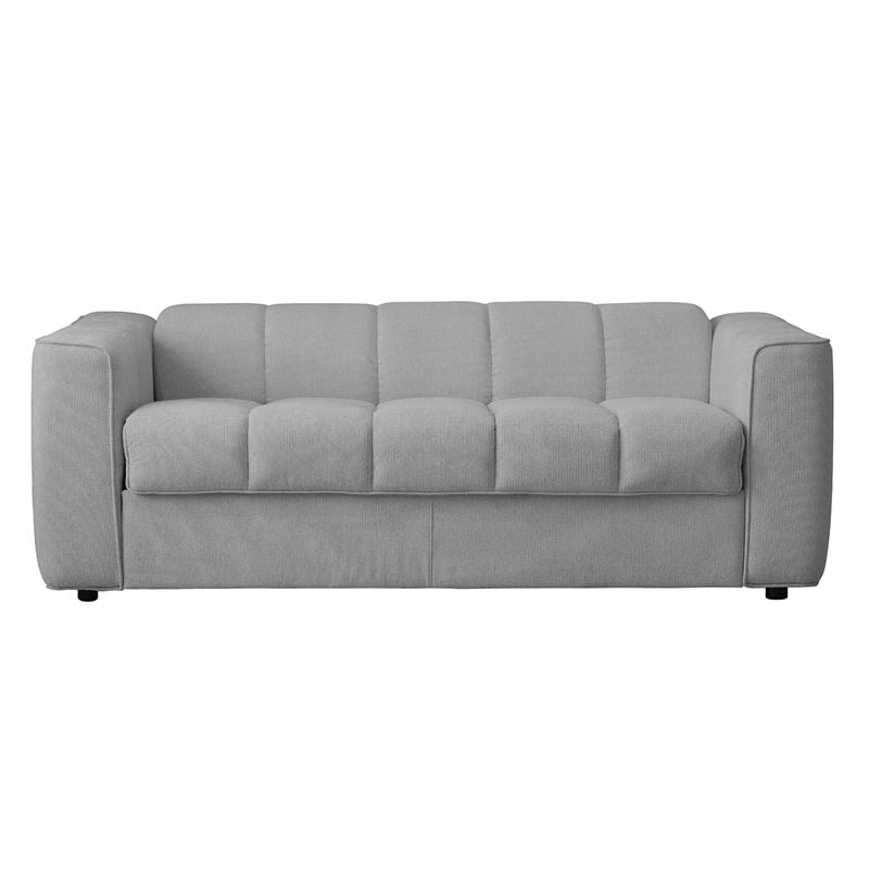 Norris τριθέσιος καναπές κρεβάτι με υφασμάτινη αδιάβροχη επένδυση σε γκρι απόχρωση 209x99x70 εκ