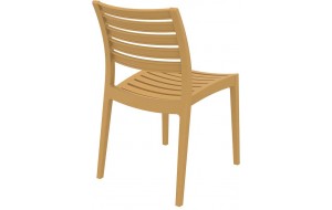 Ares στοιβαζόμενη καρέκλα πολυπροπυλενίου σε πορτοκαλί χρώμα 48x58x82 εκ