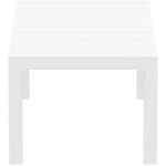 Vegas επεκτεινόμενο τραπέζι πολυπροπυλενίου εξωτερικού χώρου σε λευκό χρώμα 180-220x100x75 εκ