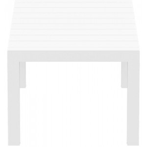 Vegas επεκτεινόμενο τραπέζι πολυπροπυλενίου εξωτερικού χώρου σε λευκό χρώμα 180-220x100x75 εκ