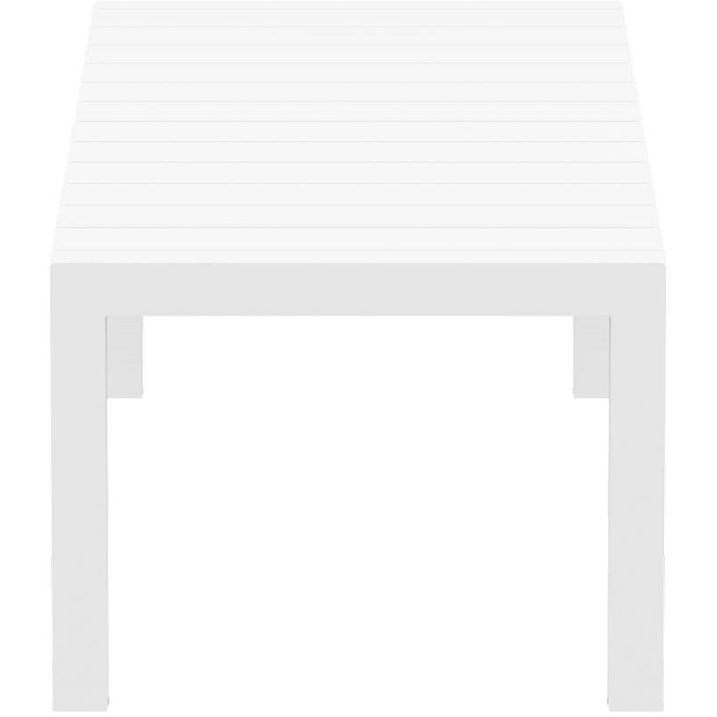 Vegas επεκτεινόμενο τραπέζι πολυπροπυλενίου εξωτερικού χώρου σε λευκό χρώμα 260-300x100x75 εκ