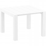 Vegas επεκτεινόμενο τραπέζι πολυπροπυλενίου εξωτερικού χώρου σε λευκό χρώμα 100-140x100x75 εκ