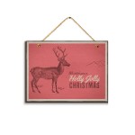 Χριστουγεννιάτικο πινακάκι deer 30x20 εκ