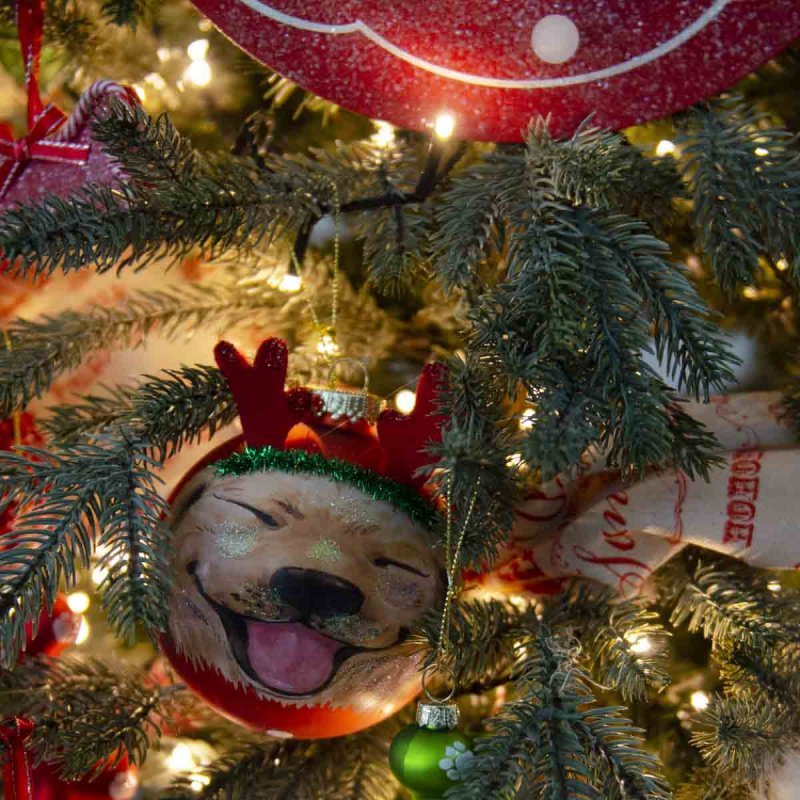 Pet Lover ολοκληρωμένη διακόσμηση Χριστουγεννιάτικου δέντρου με 107 στολίδια