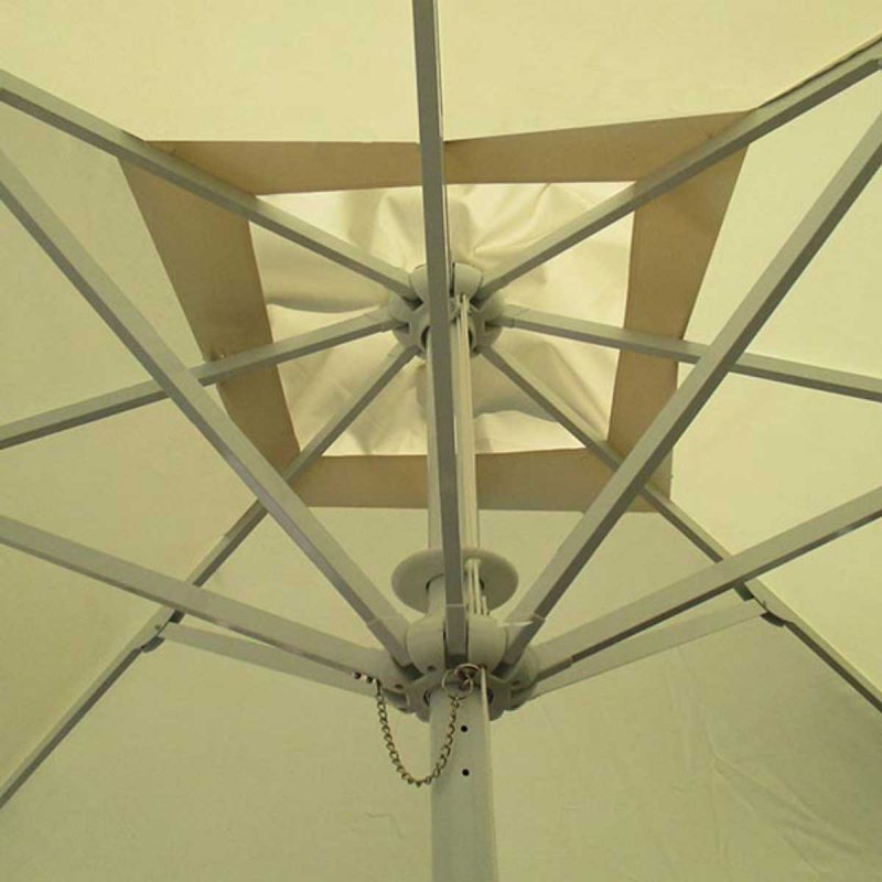 Ομπρέλα κήπου από αλουμίνιο με αδιάβροχο ύφασμα 300x300 &eps