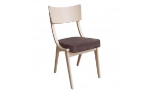 Καρέκλα από ξύλο οξυάς σε δύο χρώματα 45x46x86 εκ