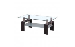 Cameron τραπέζι σαλονιού wenge 110x60 εκ