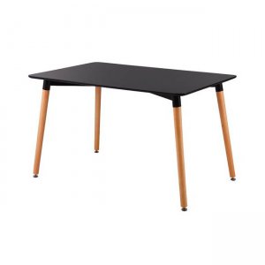 Art τραπέζι μαύρο 120x80 εκ