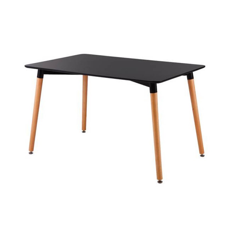 Art τραπέζι μαύρο 120x80 εκ