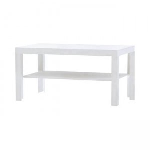 Decon τραπέζι σαλονιού λευκό 89x55 εκ
