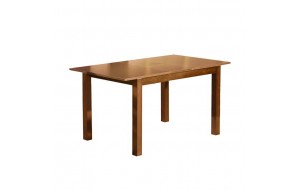 Miller τραπέζι επεκτεινόμενο ανοιχτό καρυδί χρώμα 120+30x80 εκ