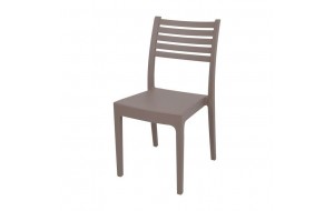 Olimpia καρέκλα πλαστική μπεζ tortora