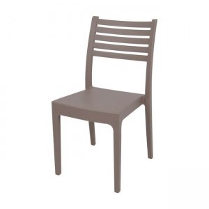 Olimpia καρέκλα πλαστική μπεζ tortora