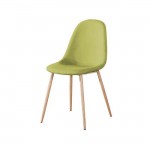 Celina καρέκλα μεταλλική με ύφασμα πράσινο