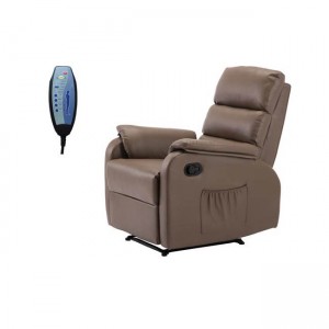 Comfort massage πολυθρόνα relax pu cappuccino