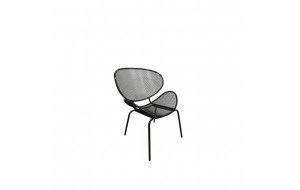 Καρέκλα Oliver μεταλλική με μαύρο mesh 64x54x85εκ