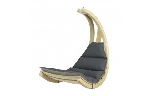 Αιώρα κάθισμα Swing Chair με ανθρακί μαξιλάρι 73x116x177 εκ