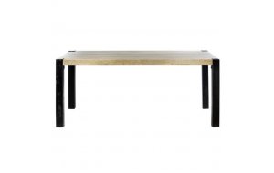 Τραπέζι ξύλινο σε φυσικό χρώμα 180x85x76 εκ