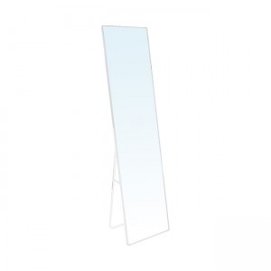 Dayton καθρέπτης δαπέδου από αλουμίνιο σε λευκή απόχρωση 40x33x160 εκ