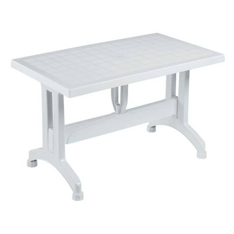 Vicco τραπέζι εξωτερικού χώρου pp λευκό 120x70x73 εκ
