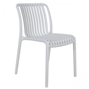 Moda καρέκλα στοιβαζόμενη pp λευκό 48x57x80 εκ