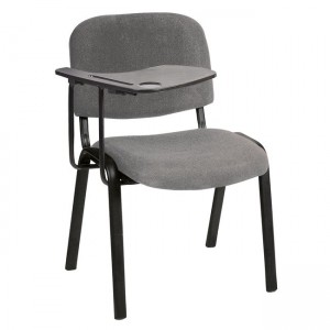 Sigma καρέκλα συνεδρίου υφασμάτινη γκρι με μεταλλικά μαύρα πόδια 65x70x77 εκ