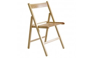 Extra καρέκλα από ξύλο οξιάς σε φυσική απόχρωση 43x49x79 εκ