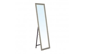 Mirror καθρέπτης δαπέδου ξύλινος σε σαμπανί απόχρωση 39x2.5x148 εκ