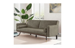 Click καναπές κρεβάτι υφασμάτινος cappuccino 192x84x76 εκ