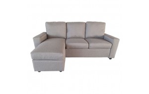 Portland καναπές με αναστρέψιμη γωνία σε γκρι χρώμα 208x142x85 εκ