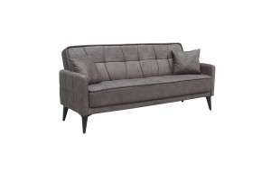 Perth καναπές κρεβάτι με αποθηκευτικό χώρο σε καφέ χρώμα 210x80x75 εκ