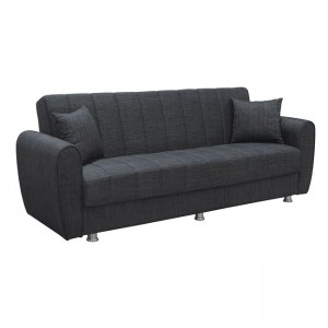 Sydney καναπές κρεβάτι με αποθηκευτικό χώρο σε γκρι σκούρο χρώμα 210x80x75 εκ