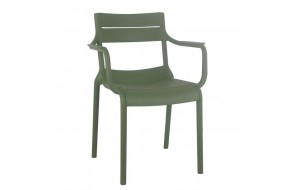 Serena πολυθρόνα σε πράσινο χρώμα από υλικό PP-UV
