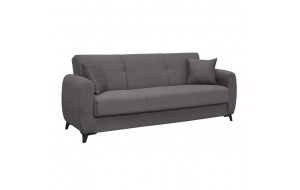 Dario καναπές κρεβάτι με αποθηκευτικό χώρο σε γκρι χρώμα 210x80x75 εκ