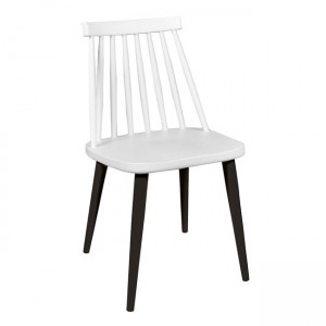 Lavida καρέκλα σε λευκό χρώμα 43x48x77 εκ
